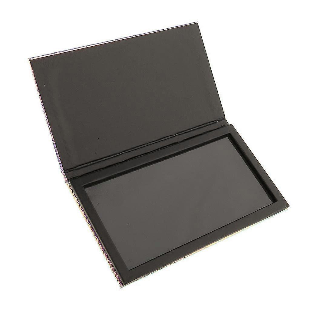 Empty Magnetic Eyeshadow Palette Box 18x10cm DIY Makeup Organizer Gradient Glitter Finish
