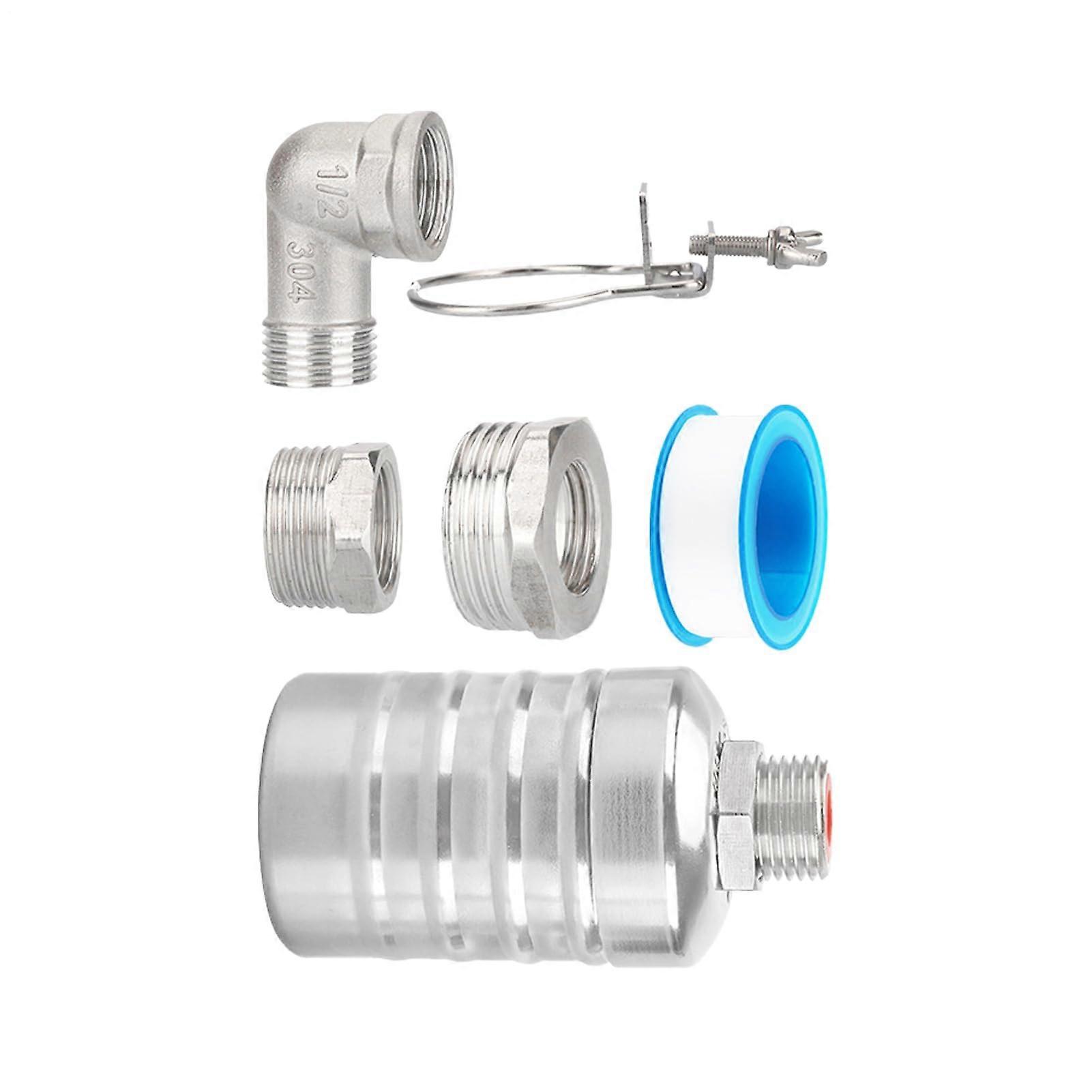 Stainless Steel Automatic Float Valve for Water Tanks, LeakProof Controller for Ponds and Pools