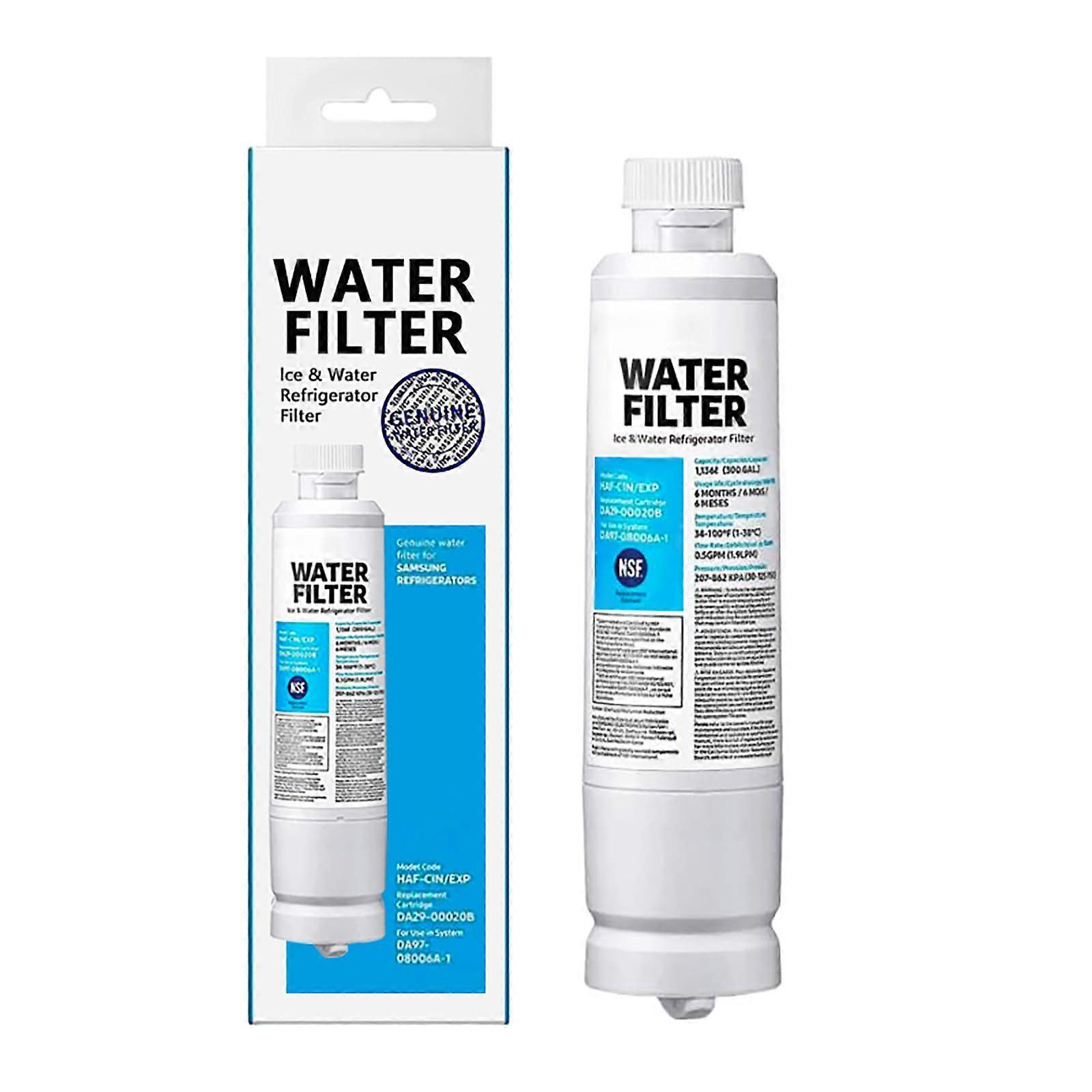 Water Filter Replacement for Samsung Refrigerator DA2900020B with Advanced Carbon Filtration, 1 Pack