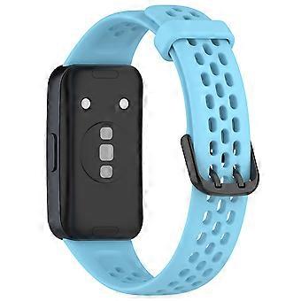 Cinturino in silicone per Huawei Band 10 NFC / 10 / 9 NFC / 9 / 8 NFC / 8, cinturino traspirante perforato