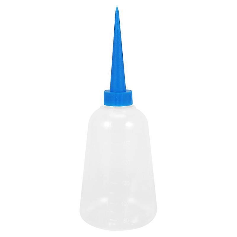 250ml Clear White Blue Plastic Liquid Glue Applicator Bottle