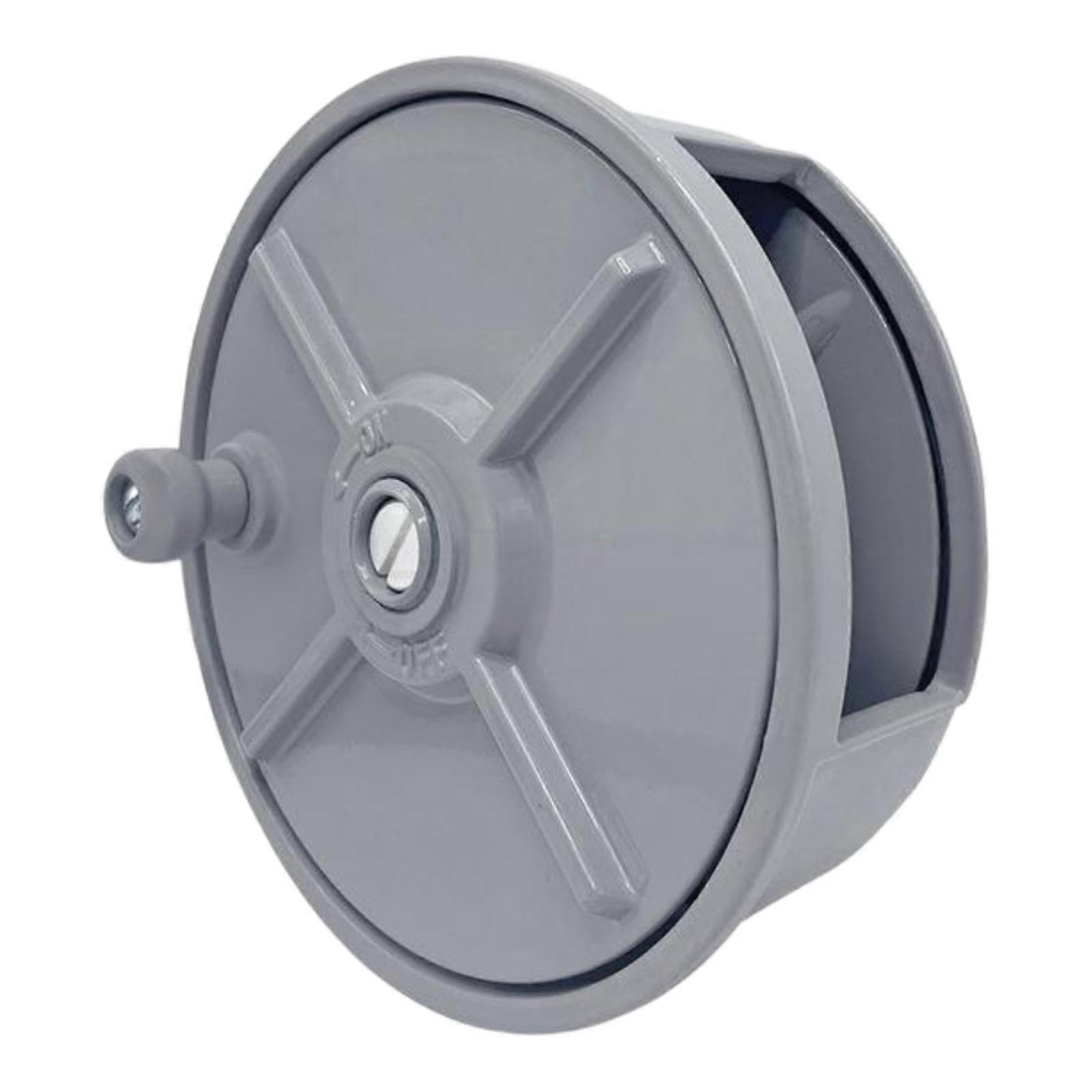 Wire Dispenser with Smooth Winding Handle, Portable Aluminum Cable Reel for Electrical Work