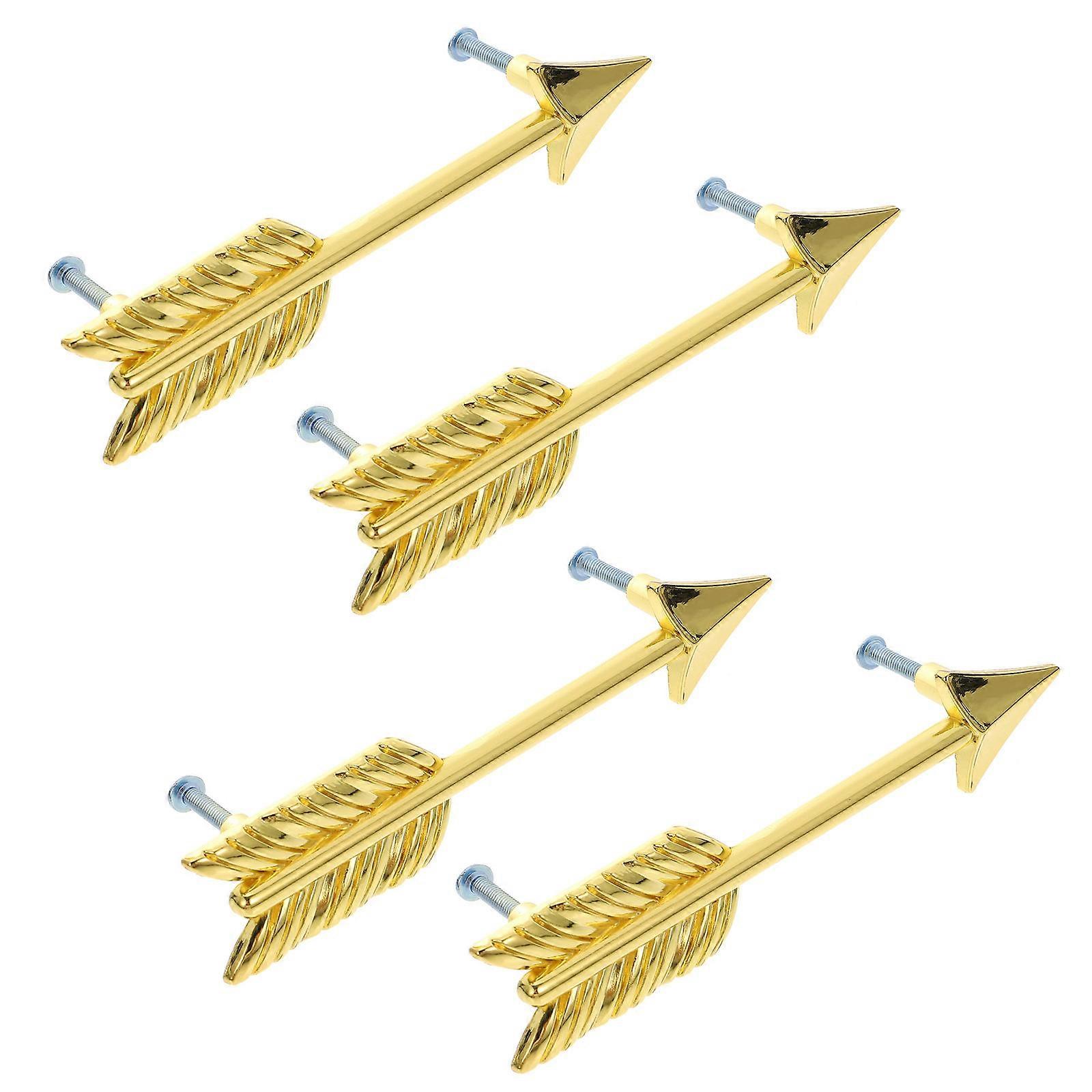 Shaped Drawer Handle for Cupboards Cabinet Pulls 4Pcs