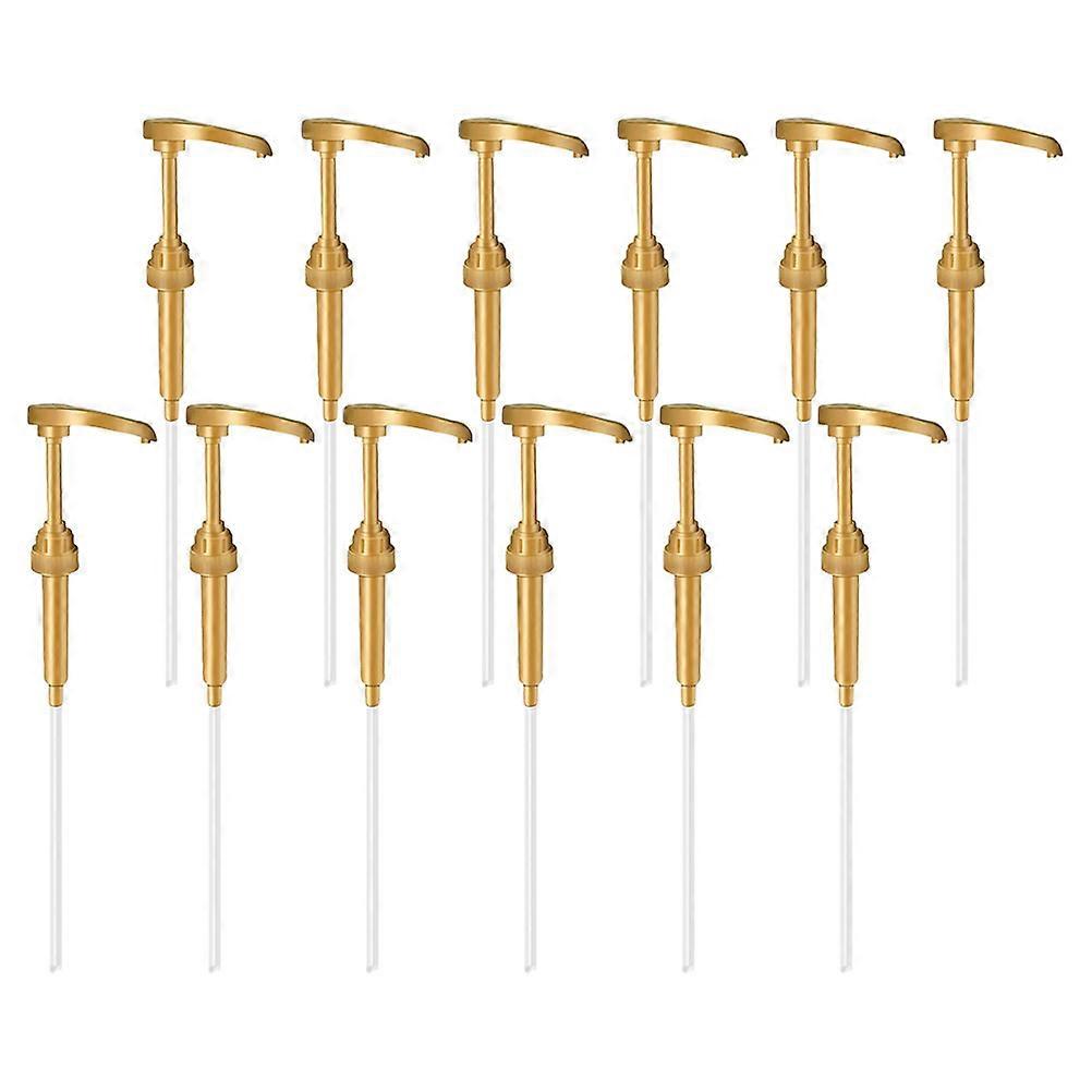 Syrup Pump for Bottles 12Pcs Replacement Pumps for Home Use