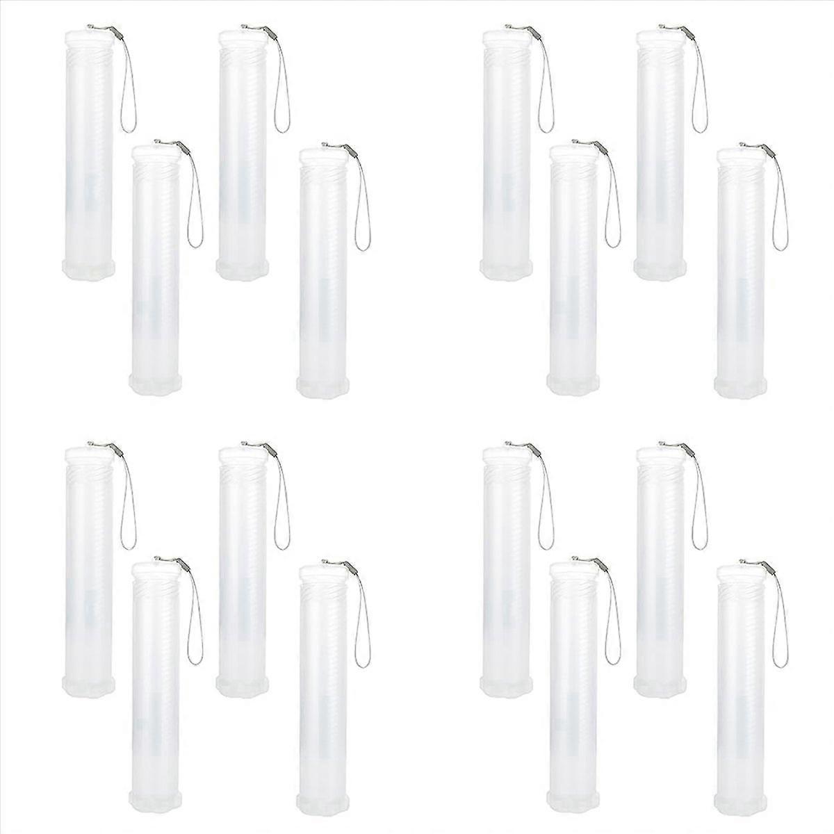 4 Pack Extendable Plastic Paint Brush Case