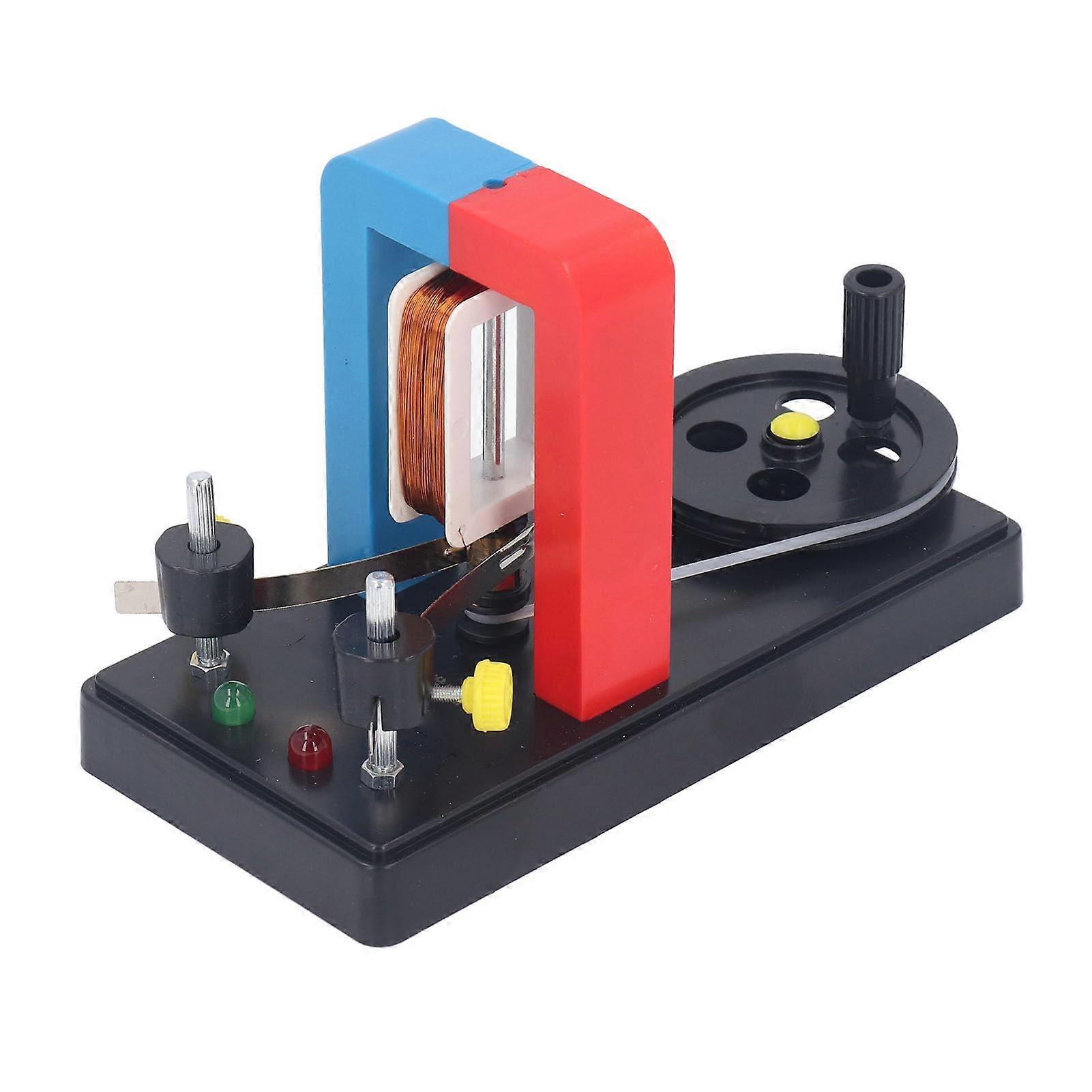 Hand Crank Generator for STEM Education, Reversible Motor Model for DIY Physics Experiments and Teaching