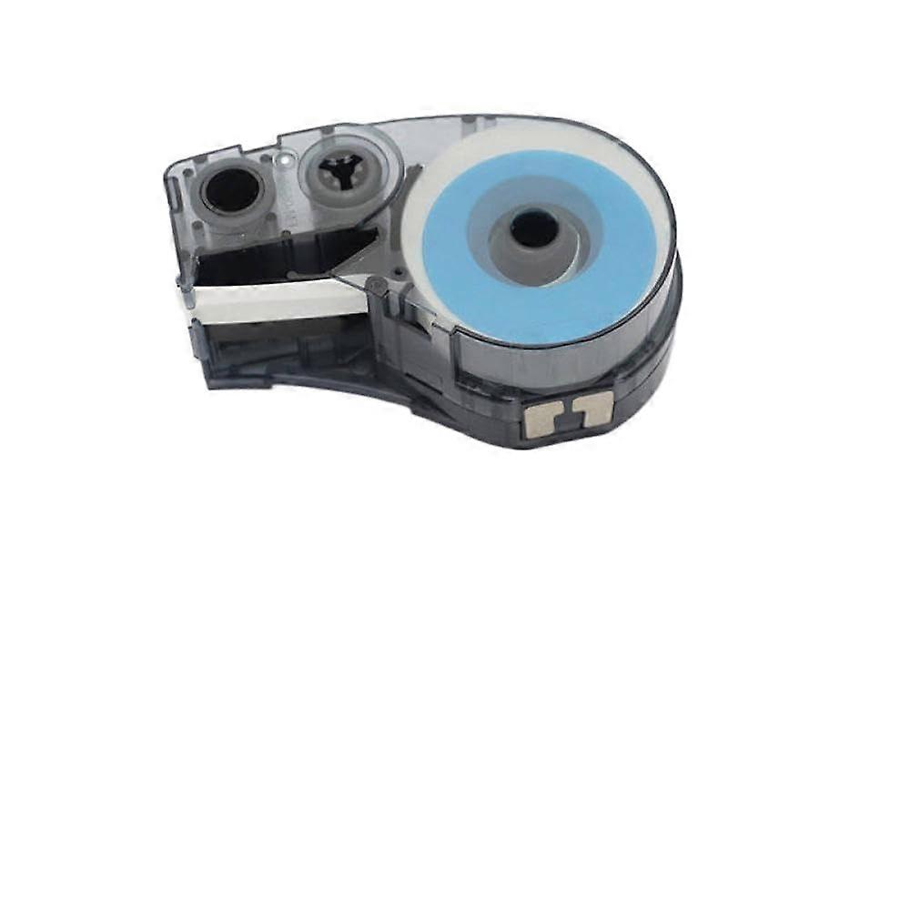 Label Printer Tape Black on Clear for BMP21 Plus, 6.35mm Durable Polyester Wire Marking, 10 Pack