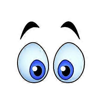 Versatile Door Sticker 1pc Big Eyes Cartoon Fun Eyes Sti Versatile S