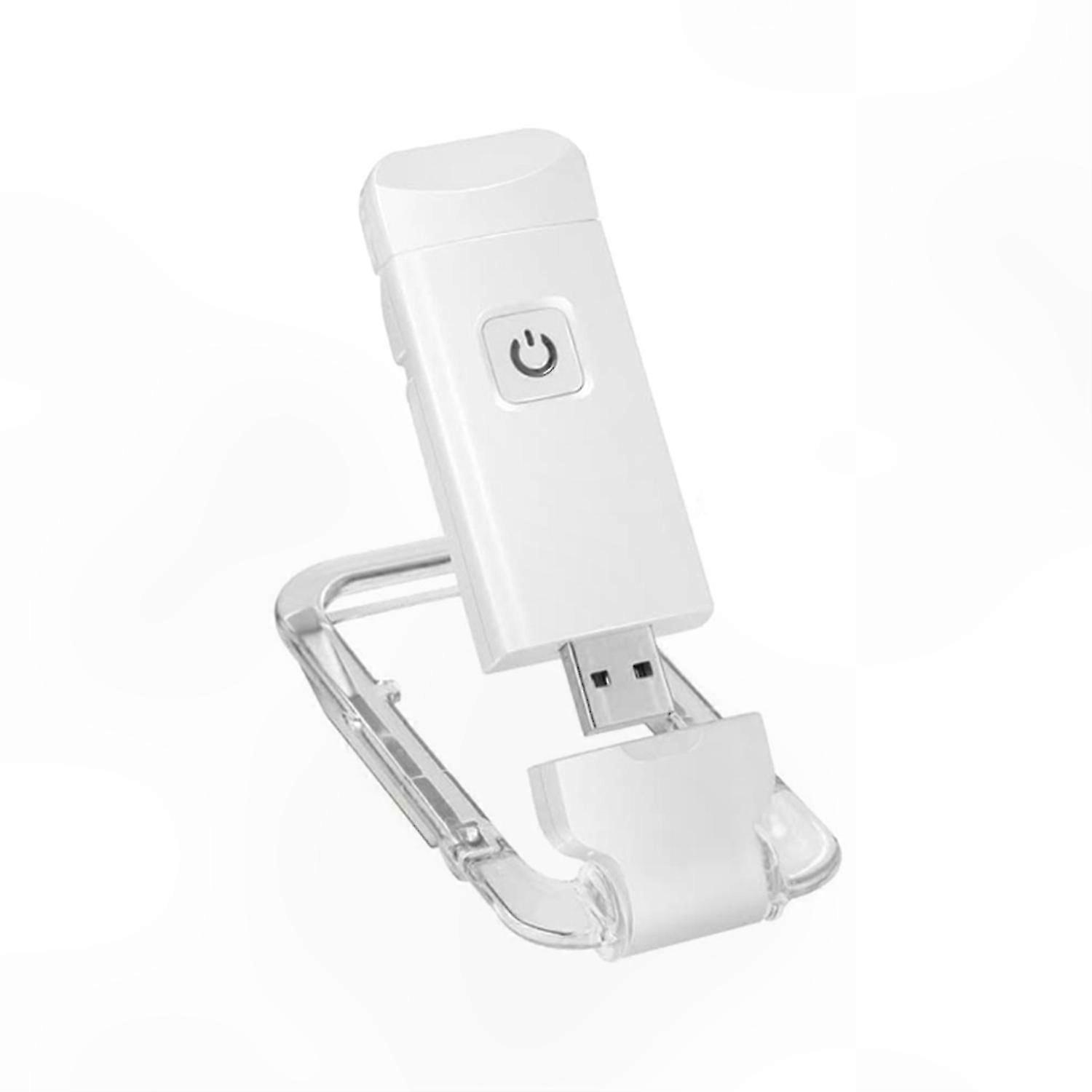 USB Rechargeable Book Light with Adjustable Brightness for Dorm Study and Reading