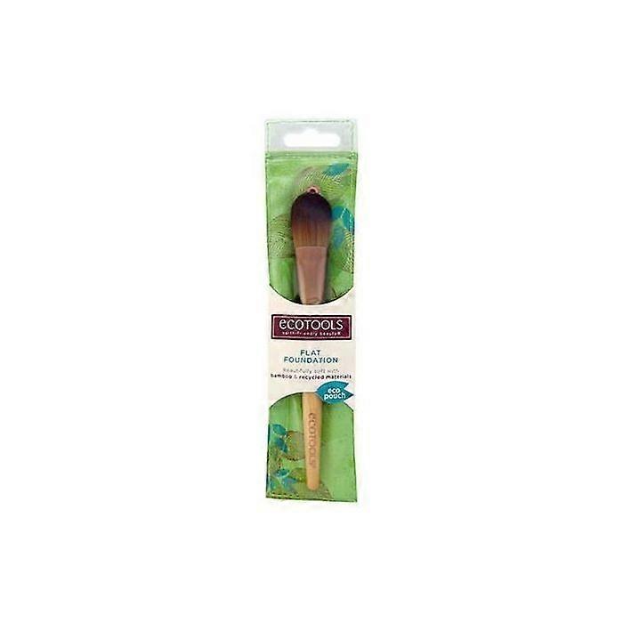 Flat Foundation Brush - EcoTools - Bamboo - Recycled Materials - Even Application