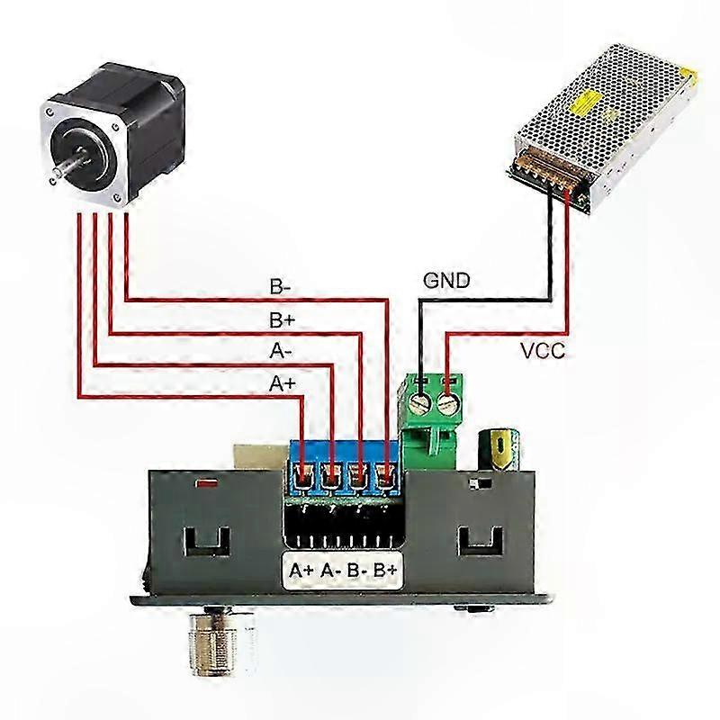 Stepper Motor Driver Controller Board with Forward/Reverse Pulse, Speed, and Angle Control for 42
