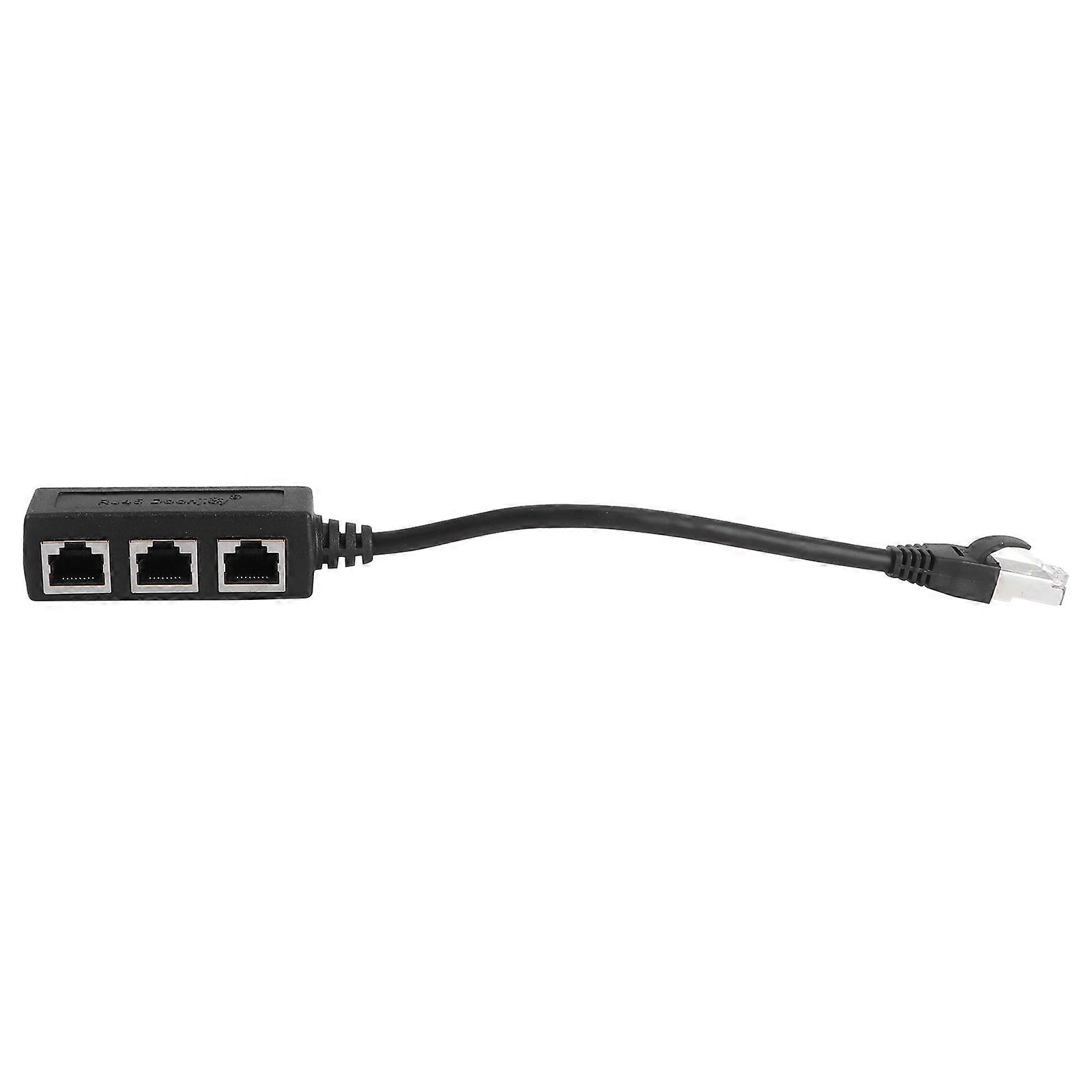 Network Splitter Rj45 Adapter for Connection 3Pcs Ethernet Plug