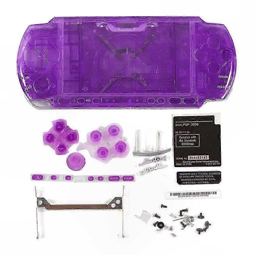 Transparent Full Cover Housing Replacement for PSP3000 Easy Install Shell