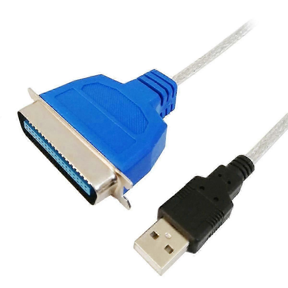 USB to Parallel Port Printer Cable Adapter, IEEE 1284 Standard, CN36 Interface