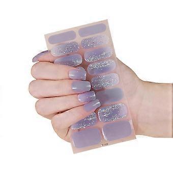 Nagelsticker-Streifen, schnelltrocknende Aufkleber in verschiedenen Farben, perfekt für Partys und besondere Anlässe.
