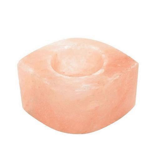 Serenity Himalayan Salt Evil Eye Tea Light Holder