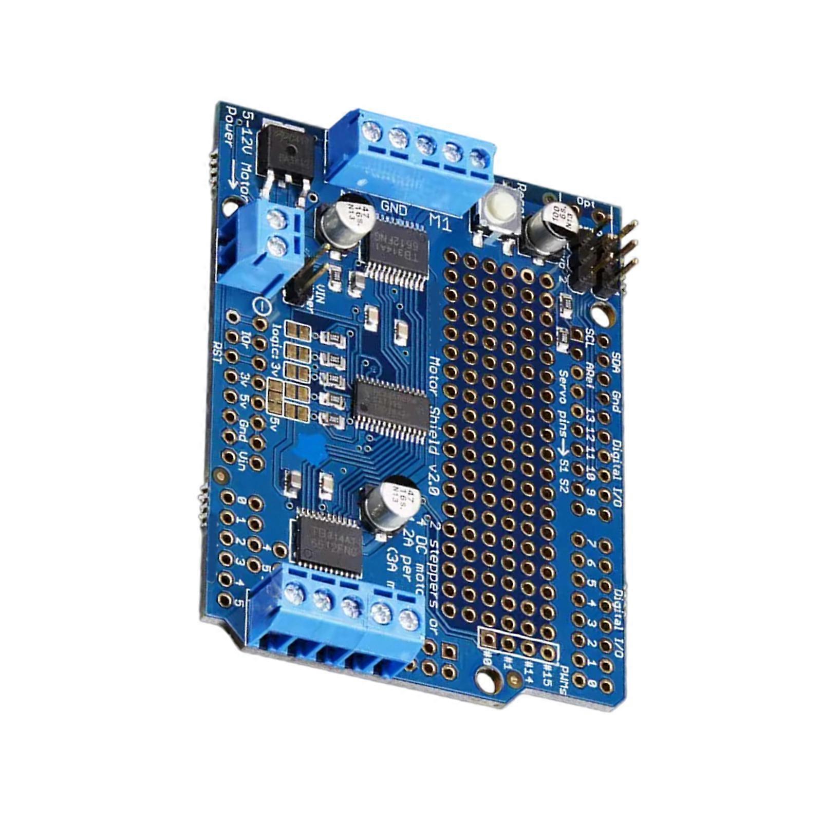 Motor Control Shield With Address Select Pins For Multiple Board Stacking Multicolor