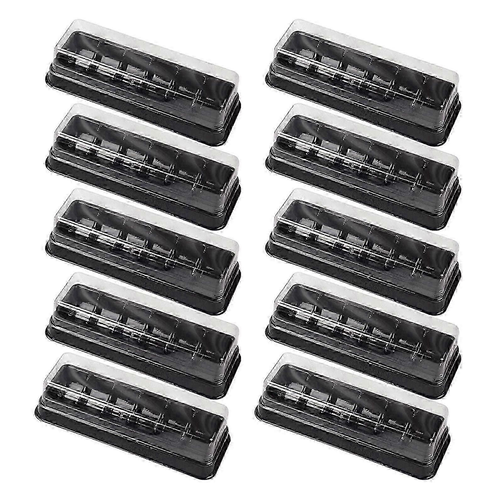 10Pcs Multi-function Bakery Pastry Boxes Compact Macaron Packing Cases