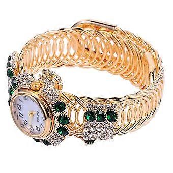1pc Fashion Bracelet Watch Creative Alloy Watch Shiny Quartz Watch compatible with Women