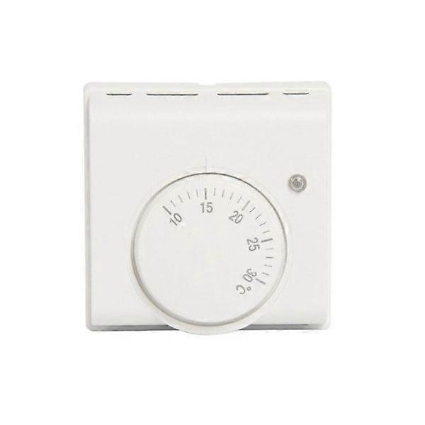 Home White Durable Central Heating Room Temp Replace Thermostat Mechanical Stat