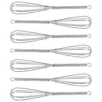 7Pcs Hairdressing Dye Whisk Manual Hair Color Mixer Hair Dye Cream Stirrer