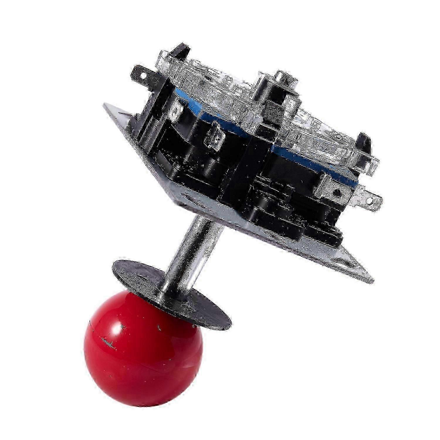 Red joystick 8 way controller compatible with arcade games