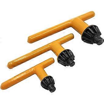 3 paquets de clés de mandrin de perceuse, outils de réparation de clé de perceuse à colonne de T pour 6 mm / 10 mm 13 mm 16 mm