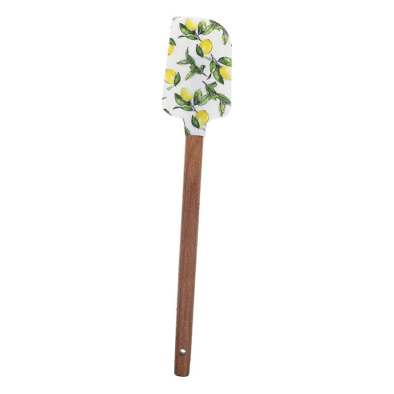 Silicone Cake Scraper Practical Lemon Pattern Cake Cream Spreader Baking Spreader Kitchen Scraper-Yvan