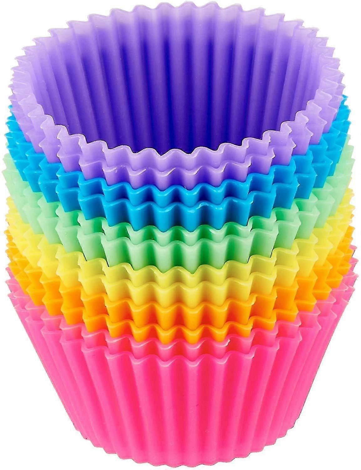 Reusable Silicone Baking Cups 12 Pack