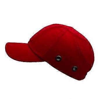 Red Safety Baseball Bump Cap Set for Men and Women, ImpactReducing Lightweight Protection