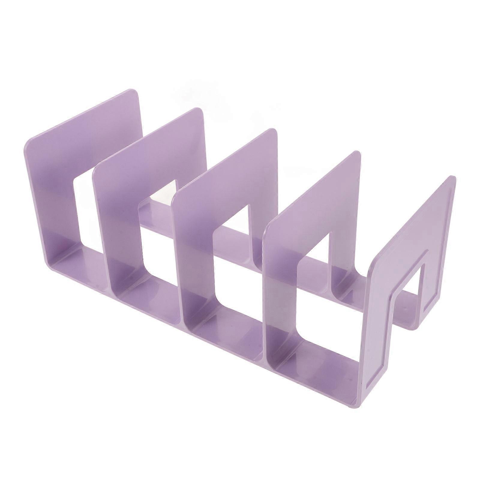 Multi-functional Office Desktop Management Bookend File Document Storage Rack Desktop Bookshelf