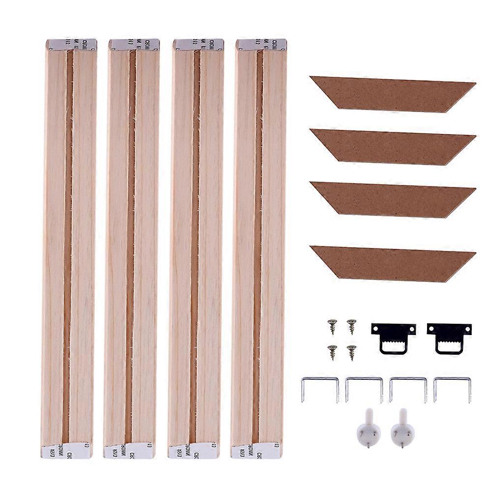 Solid Wood Frame Picture Frame for Decoration 1Set Assorted Color