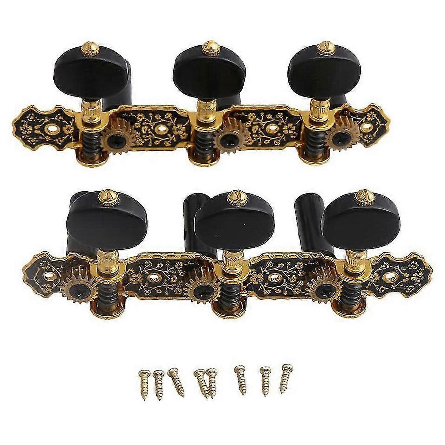 2Pcs Classical Guitar Strings Tuning Pegs Keys Tuners Musical Stringed Instruments for Classical Gui