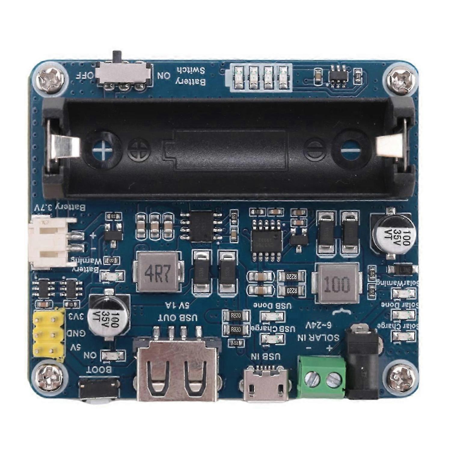 Waveshare Solar Power Management Module for 6V-24V Solar Panel,Supports MPPT Function,USB Connection