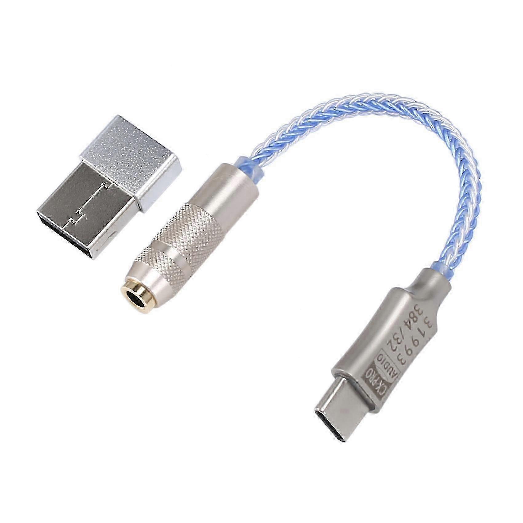 ven CX31993 USB Type C DAC Headphone Amp with 3.5Mm Output SNR Decoding DAC Audio Decoding Cable compatible with And