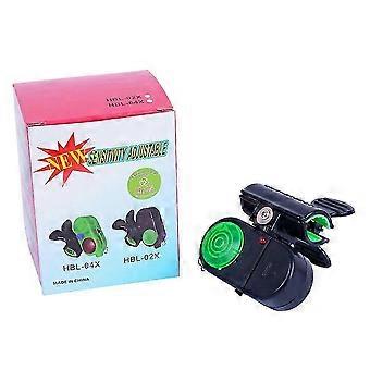 New Black electronic LED light fishing bite sound alarm pole alarm bell clipyyc