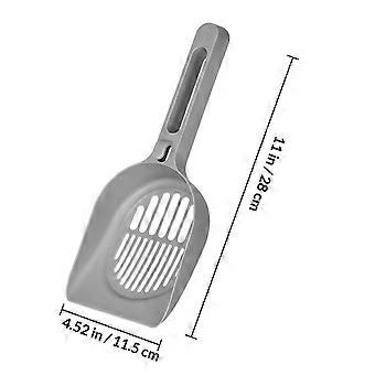 Plastic Cat Litter Scoop for Pet Cleaning 2Pcs with Ergonomic Handle
