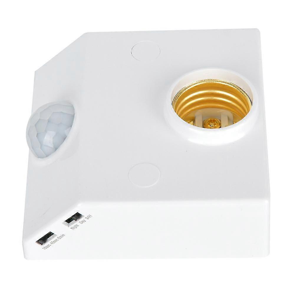 Adjustable E27 Light Socket Infrared Sensor Motion Switch for LED Bulb Appliances
