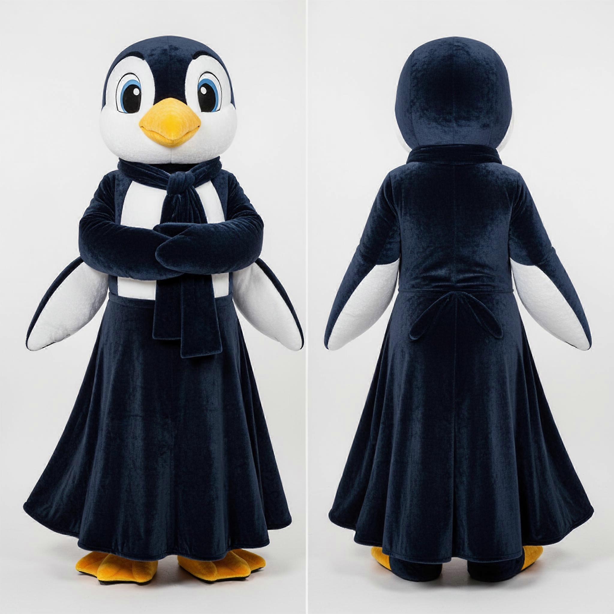 MASTICOT Navy Velvety Cartoon Gull Mascot
