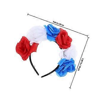 Flower Girl Headband Halloween Floral Headband Day The Dead Halloween Hair Accessories Halloween Hair Hoop Floral Hair Hoop