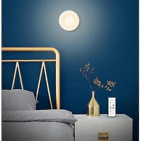 Led Spotlights 6 Pcs With 2 Remote Controls