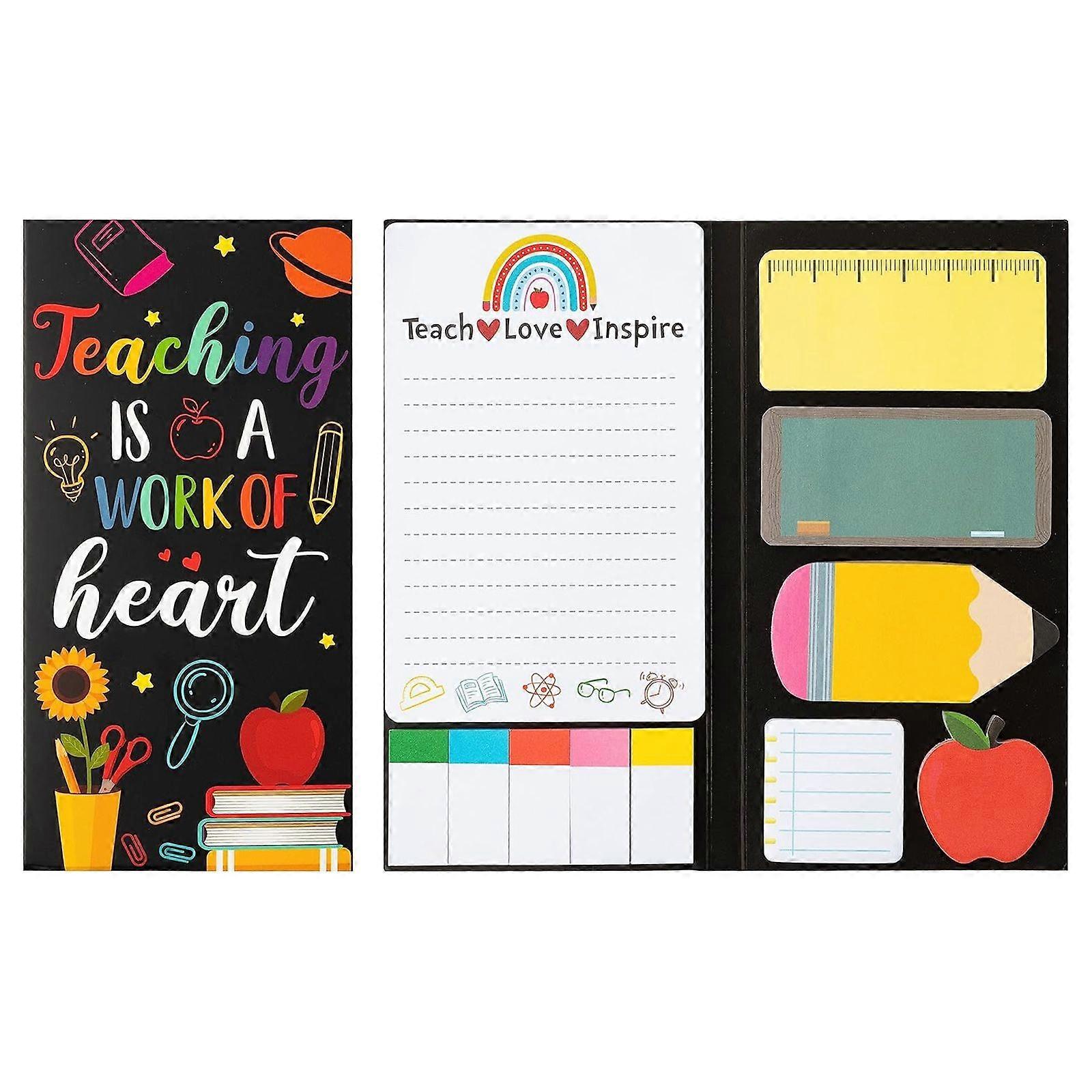 Self-Adhesive Teacher Notepad Set Divider Labels