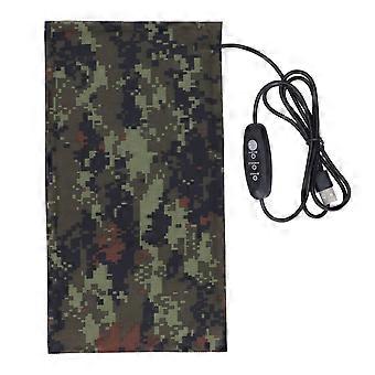 Elektrische Doek Heater Koolstofvezel 3 Versnellingen USB Voeding DC5V Kleding Verwarmingskussen 20x25cm/7.87x9.84in