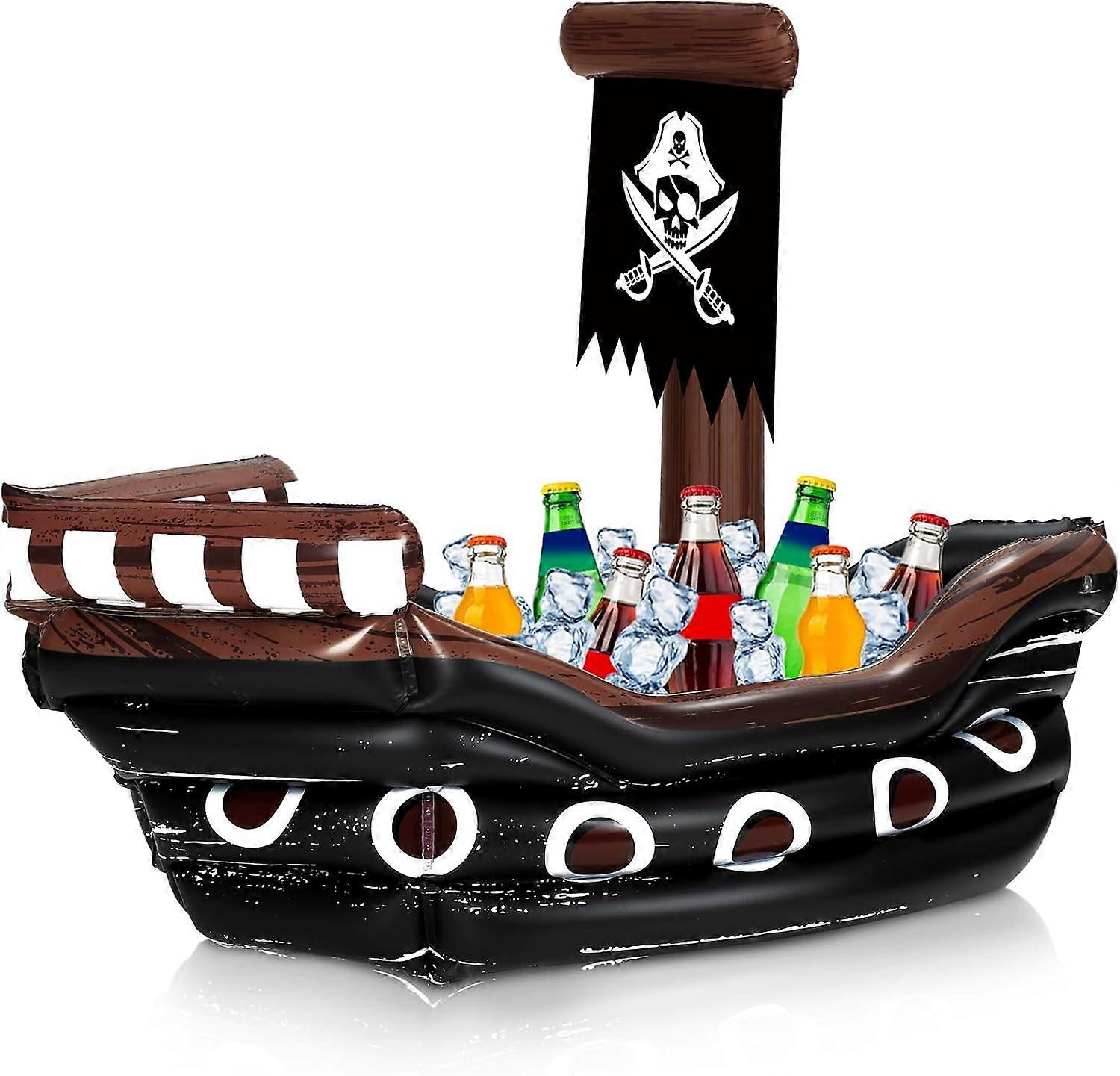Inflatable Pirate Ship Drink Cooler