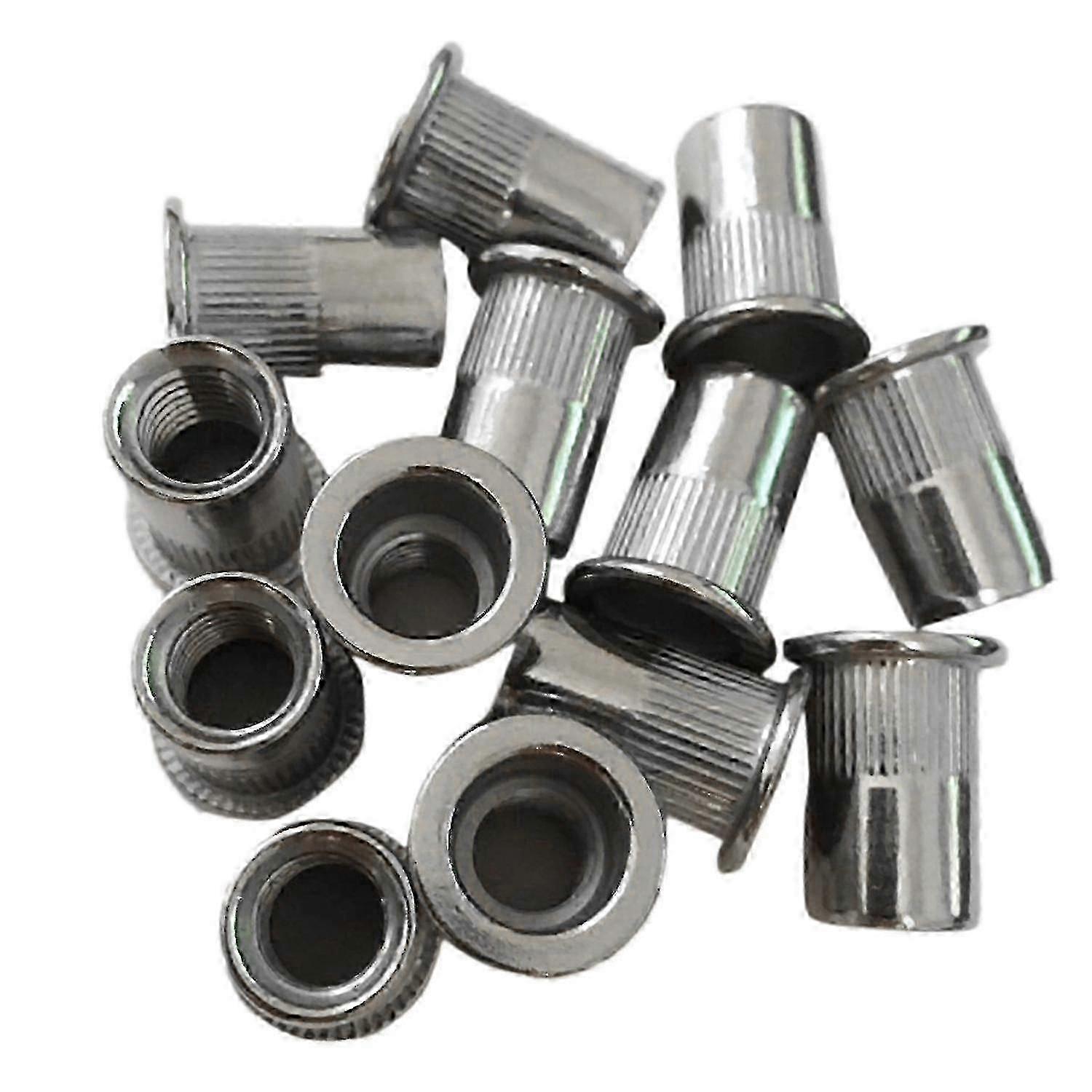 M8 Threaded Rivet Insert Nuts 30pcs Stainless Steel M8-1.25mm