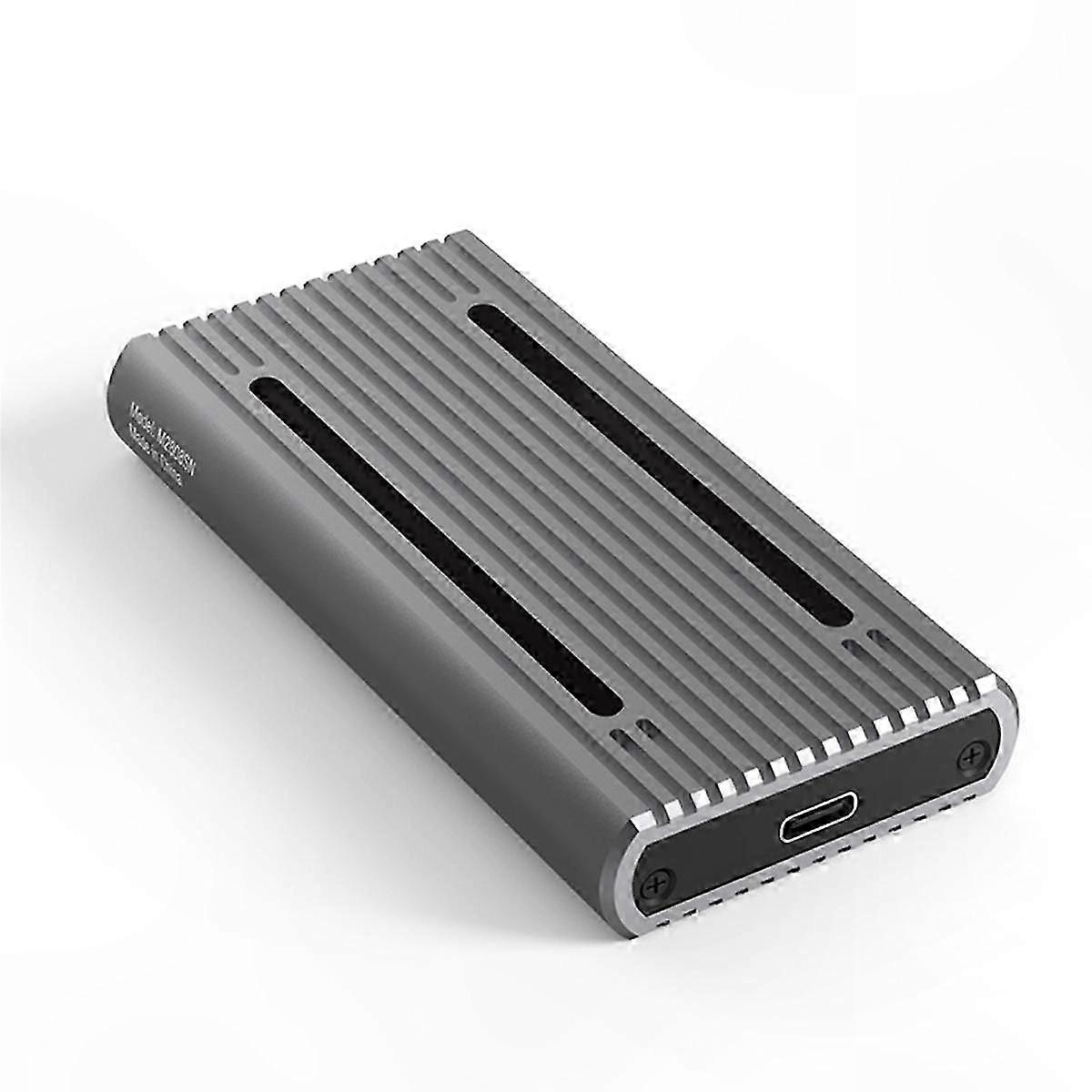M.2 NVMe/NGFF Dual Protocol SSD Enclosure - Gen2 10Gbps Universal Storage Case for Solid State Drives