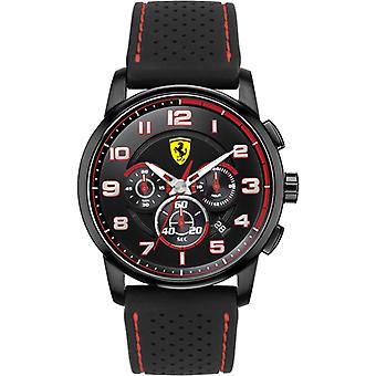 Ferrari erfgoed Japanse kwarts analoge man horloge met 0830063 kunststof armband