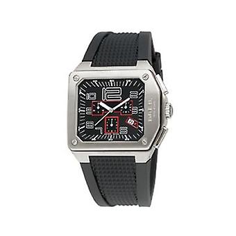 Breil milano watches logo reloj para Hombre Analógico de Cuarzo con brazalete de Goma BW0395