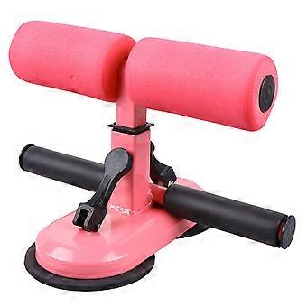 Sit-Up Tool Double Bar Fitness Bar for Abdominal Training 1Pcs Pink