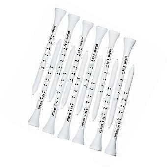 Golf Tee Wooden Scale Tees for Outdoor Use 50Pcs